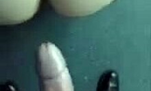 The brunette with bangs loved being taken doggystyle in POV