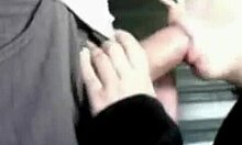 Brunette Face-Fucked Outdoors Cumshot