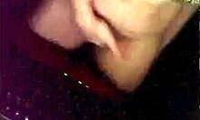 Mature amateur strips on webcam, flashing big tits