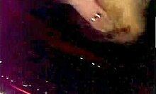 Mature amateur strips on webcam, flashing big tits