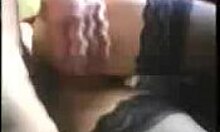 Black Stockings Brunette Gf Endures Hard Ass-Fucking With Gaping