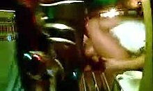 PERKY TITS BRUNETTE SHOWING OFF IN PUBLIC BAR