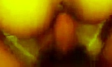 amateur in white panties fucked doggy on floor