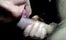 Dark-haired amateur girlfriend eagerly deepthroats a big cock in POV.