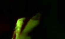 scrawny brunette worships bent dick in pov