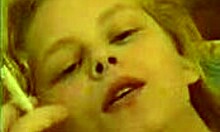 Smoking Hot Blonde Teen Posing Naked On Bed