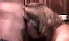 This blond beauty can't wait to suck that fat cock