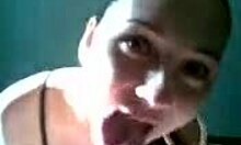 Mamada POV de morena explosiva con coleta me vuelve loco de lujuria.