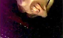 Mature amateur strips on webcam, flashing big tits