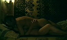 Russian brunette girlfriend licked and fucked in missionary in the dark bedroom!