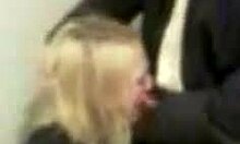 rough face-fucking that scared blonde teen at work!