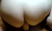 big booty amateur slut riding big suction cup toy passionately 😈