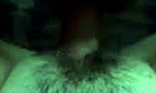 Thick brunette enjoys her trimmed pussy getting licked and dicked.