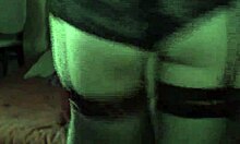 Sexy Brunette In Stockings Bangs Her Hung Boyfriend