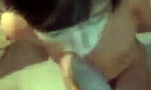 Green Makeup Brunette Deepthroats Big Cock