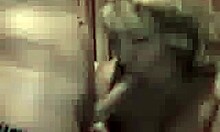 This blond beauty can't wait to suck that fat cock