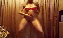 Blonde teen strips and dances solo 😍