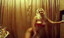 Blonde teen strips and dances solo 😍