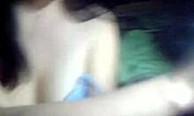 Is this busty brunette sucking cock in POV like a true whore?