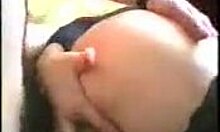 Black Stockings Brunette Gf Endures Hard Ass-Fucking With Gaping