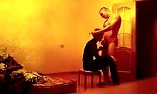 Ever seen a redhead in black get face-fucked hard?