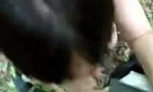 Brunette Blows and Gets Fucked Brutally on Cam in Nature