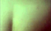 My brunette girlfriend says, 'I'm sucking this fat cock like a whore,' then masturbates