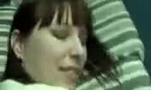 The brunette with bangs loved being taken doggystyle in POV