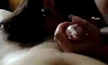 imagine this dark-haired brunette amateur in the bedroom, sucking cock and getting fucked from pov