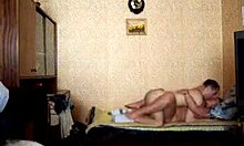 Tanned blonde fucked hard by big-dicked boyfriend in missionary