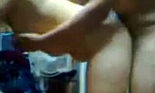 in the kitchen, the busty russian brunette gets fucked hard on the table