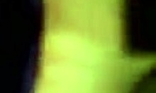 scrawny brunette worships bent dick in pov