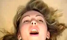 Blond-Haired Beauty Moaning in HD Face Close-Ups