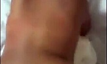 My brunette girlfriend says, 'I'm sucking this fat cock like a whore,' then masturbates