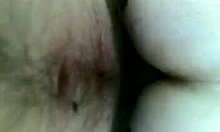 she moans while he fucks her tight ass outdoors close-up