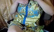 A Russian brunette housewife shares her big natural tits and pussy in a solo show.