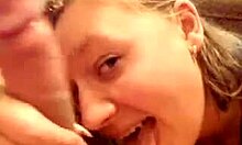 Watch Blond Amateur Stroke and Suck!