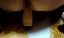 big booty amateur slut riding big suction cup toy passionately 😈