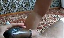 Blond-haired teen girlfriend gets banged hard doggystyle, big ass in panties.