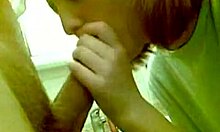 hey, why’s this blond hoe choking on my thick cock?