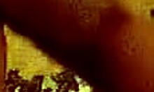 Russian brunette dominated doggy with big pussy