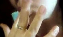 Dark-Haired Slut Sucking Chubby Fingers In POV!