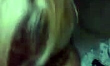 Blond Girlfriend Sucks Fat Cock Happily in Pov