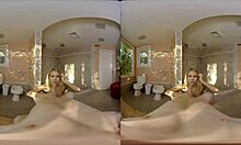 The tattooed blonde diva starts with a deepthroat blowjob before riding hard in POV