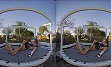 Sweet Brunette Lesbians Finger and Lick Outdoors in HD