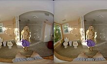 The tattooed blonde diva starts with a deepthroat blowjob before riding hard in POV