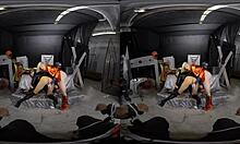 superhero chicks kiss while boyfriend watches