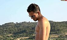 kinky couple fucks outdoors publicly