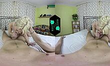 Blonde Teen Rides POV in VR