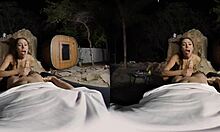 slave princess leia kneels on bed sucking dudes hard cock deeply